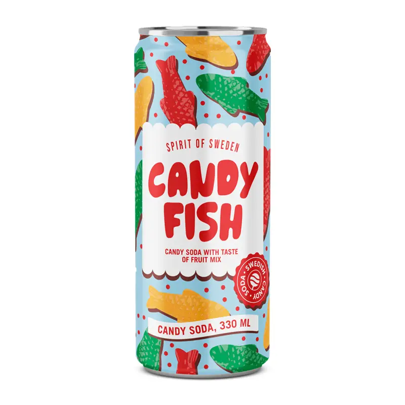 Candy Fish Godisläsk 24 x 33 cl från Spirit of Sweden | #4494 | Läsk & Soda