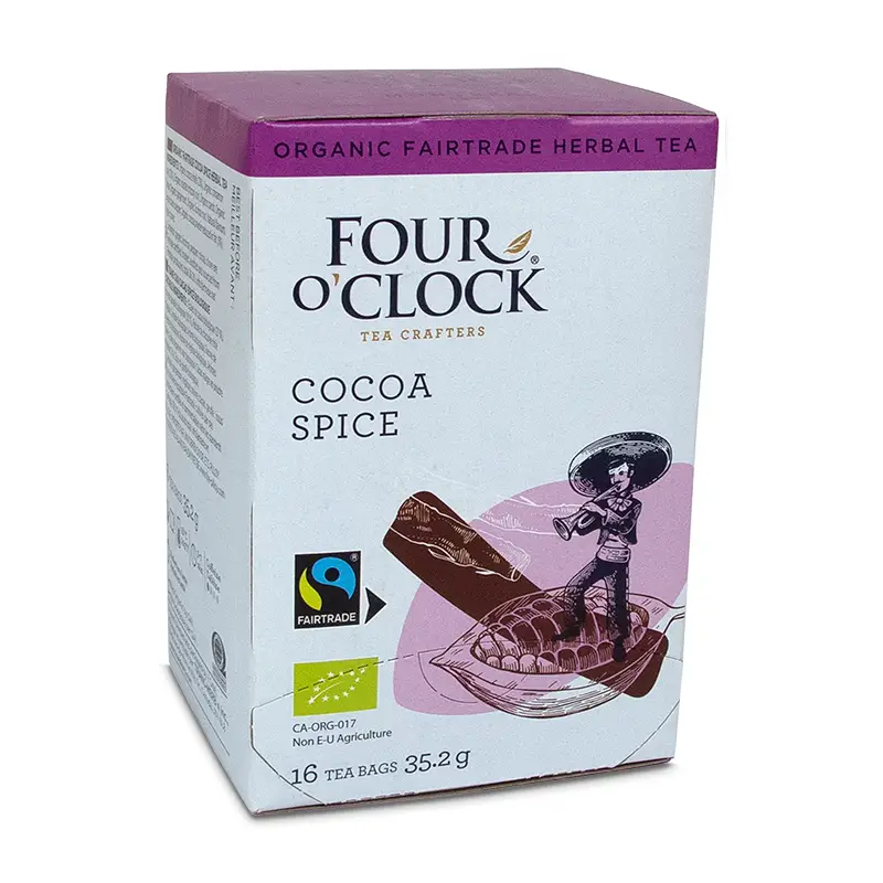 Cocoa Spice 6 x 16 st från Four O'Clock | #45000 | Te