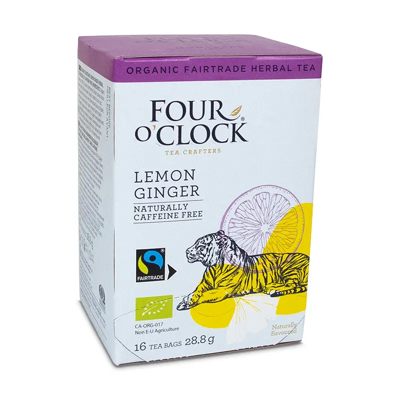 Lemon Ginger 6 x 16 st från Four O'Clock | #45001 | Te