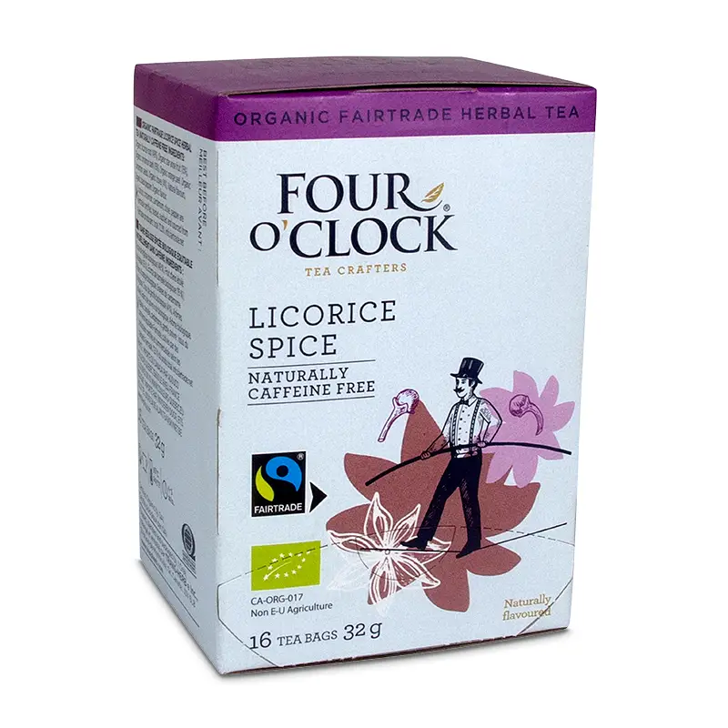 Licorice Spice 6 x 16 st från Four O'Clock | #45003 | Te