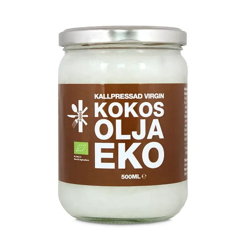 Kokosolja Kallpressad Virgin 6 x 500 ml från Superfruit Foods | #451 | Olja