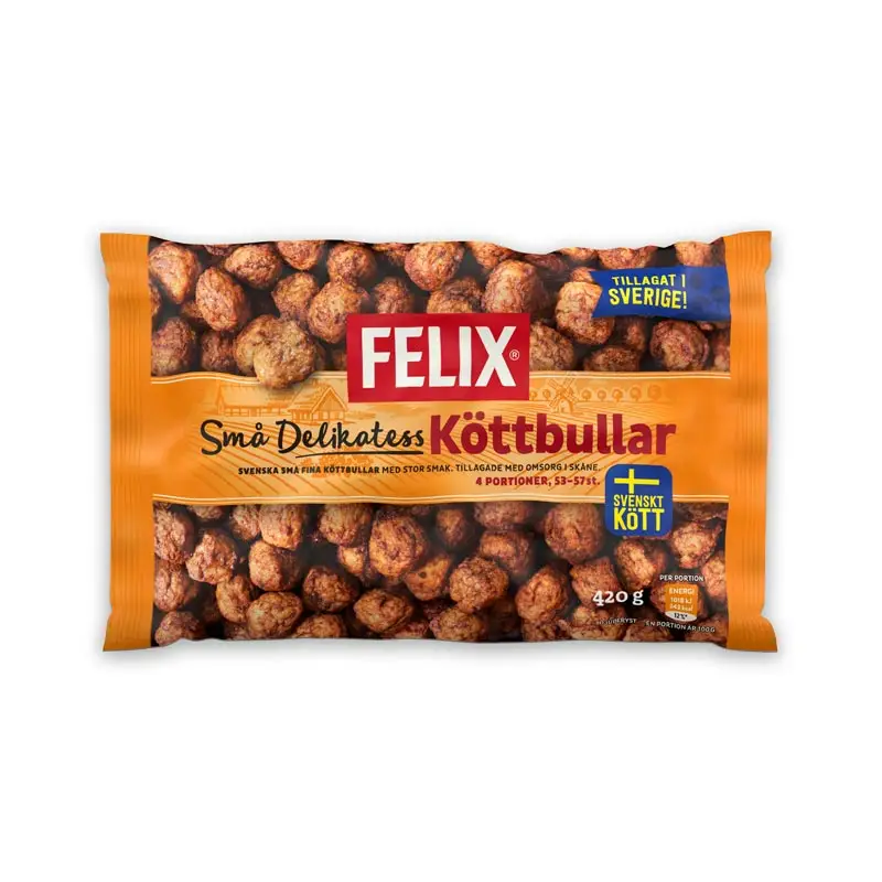 Små Delikatessköttbullar 12 x 420 g från Felix | #454003950 | Köttbullar