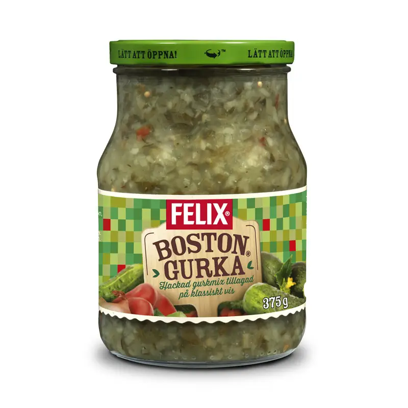 Bostongurka Gurkmix 15 x 370 g från Felix | #454005084 | Grönsakskonserv