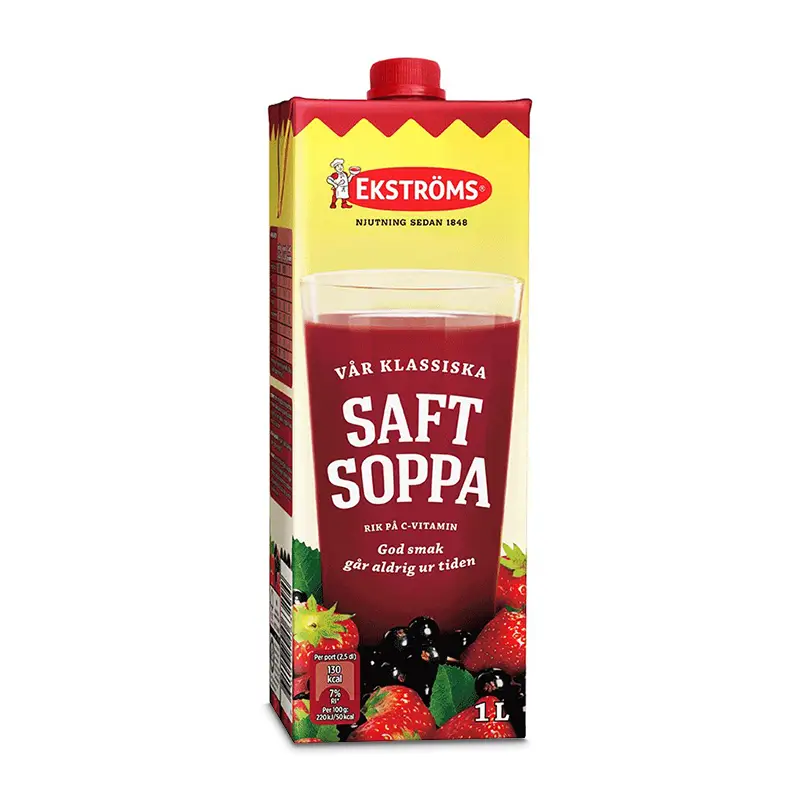 Saftsoppa Original 8 x 1 l från Ekströms | #454006329 | Soppa & Kräm