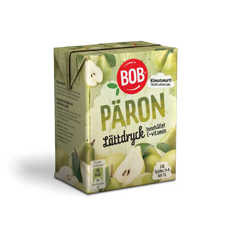 Lättdryck Päron 27 x 2 dl från BOB | #454022953 | Saft