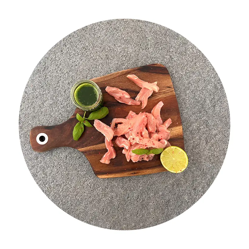 Strimlad Lårfilé Skinnfri 10mm 10 x 1 kg från FlevoGold | #4546-F1 | Kyckling