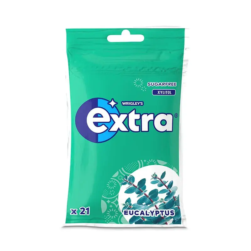 Eucalyptus Tuggummi 30 x 29 g från Extra | #461143 | Tuggummin