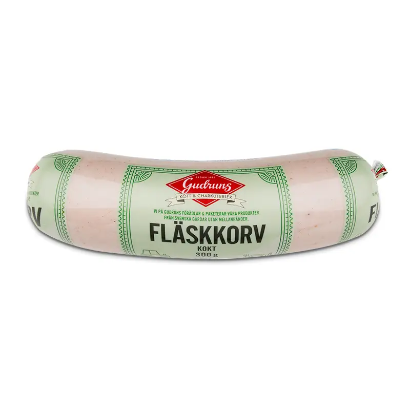 Fläskkorv Kokt 300 g från Gudruns | #4745 | Korv