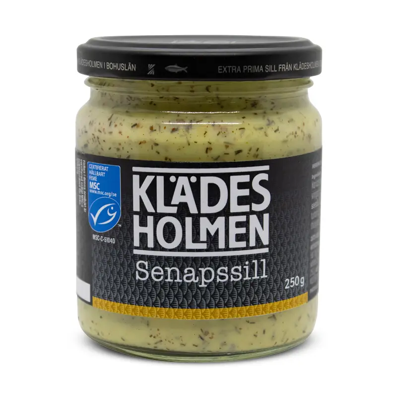 Senapssill 10 x 250 g från Klädesholmen | #482004 | Fisk