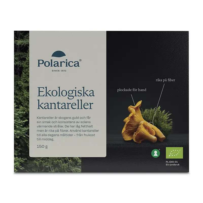 Kantareller 10 x 150 g från Polarica | #491601 | Grönsaker