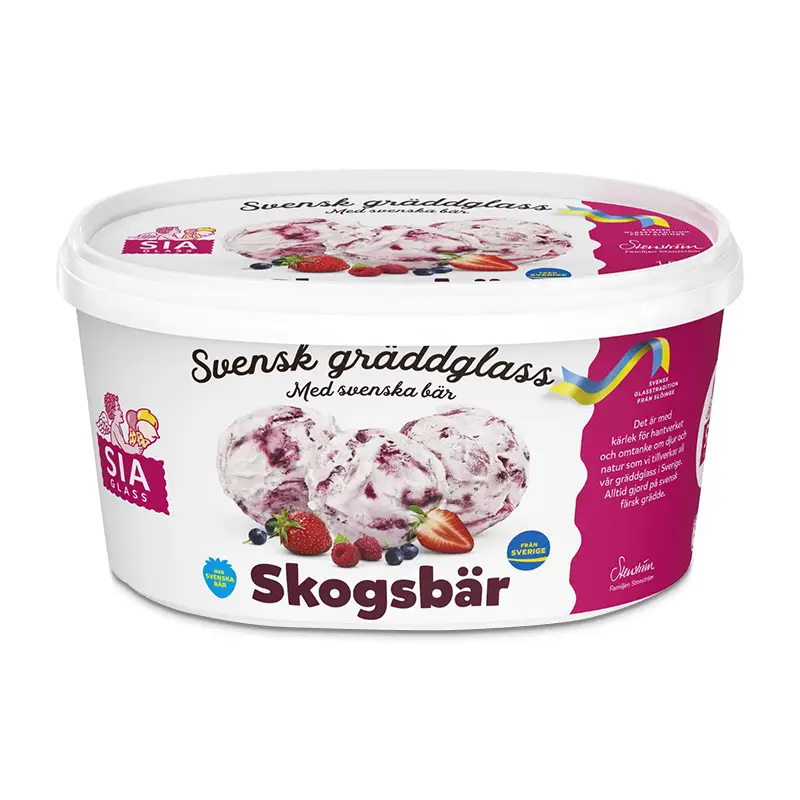 Skogsbär Glass 6 x 1.5 l från SIA glass | #50009 | Kulglass
