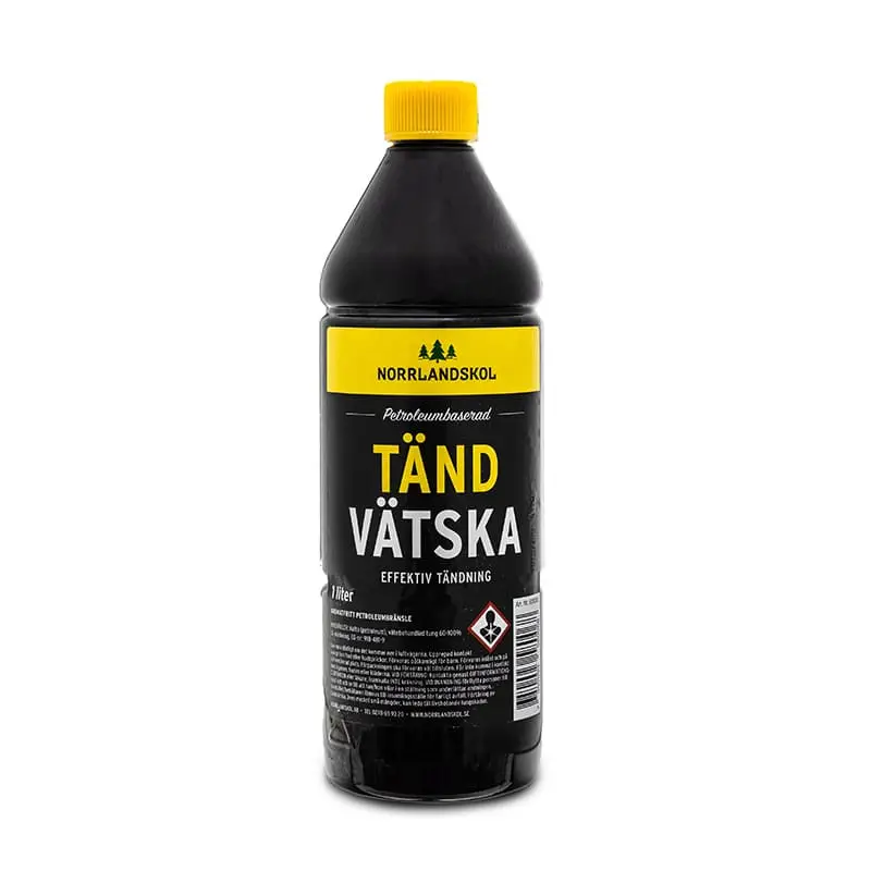 Tändvätska 1 l från Norrlandskol | #501030 | Grilltillbehör