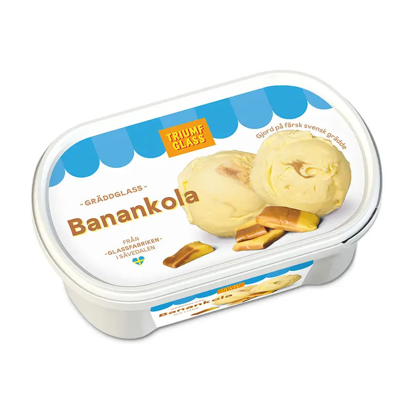 Banankola 6 x 500 ml från Triumf Glass | #50252 | Kulglass