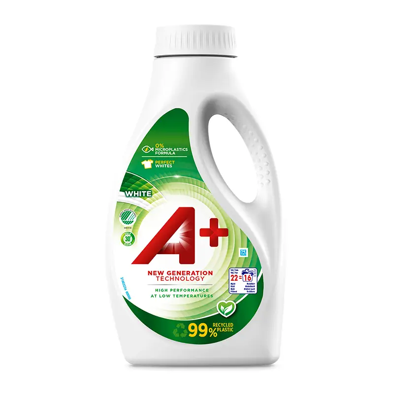 White Flytande 4 x 880 ml från A+ | #50399 | Tvättmedel