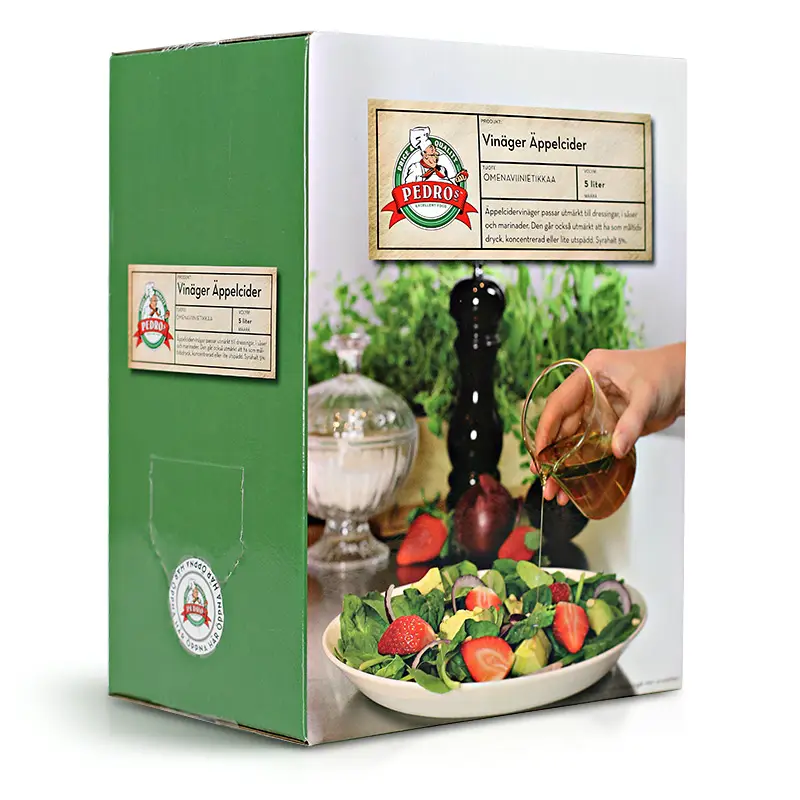 Äppelcidervinäger 1 x 5 l från Pedros | #50501 | Vinäger
