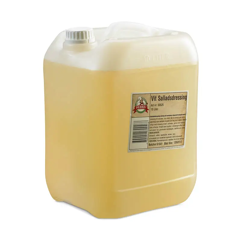 Salladsdressing Vit 10 l från Pedros | #50526 | Sås
