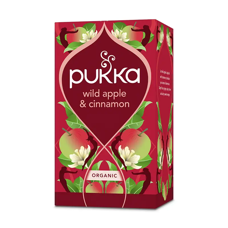 Organic Wild Apple & Cinnamon 4 x 20 st från Pukka | #972296 | Te