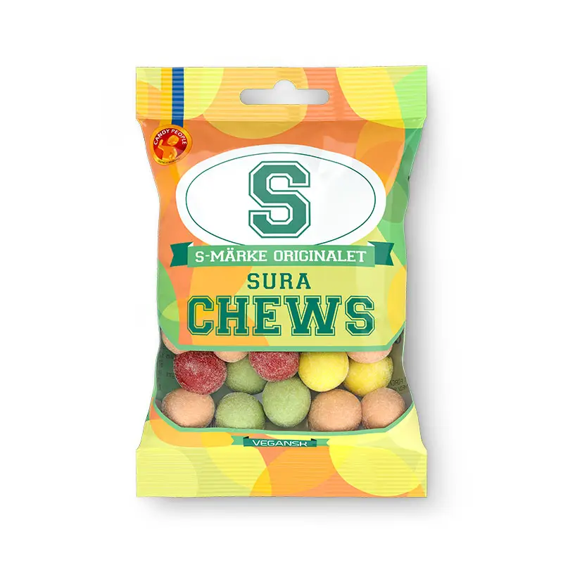 S-märke Sura Chews 18 x 70 g från CandyPeople | #50647 | Godis