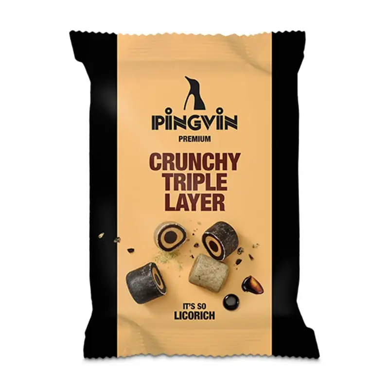 Crunchy Triple Layer 14 x 90 g från Pingvin | #507 300 | Godis