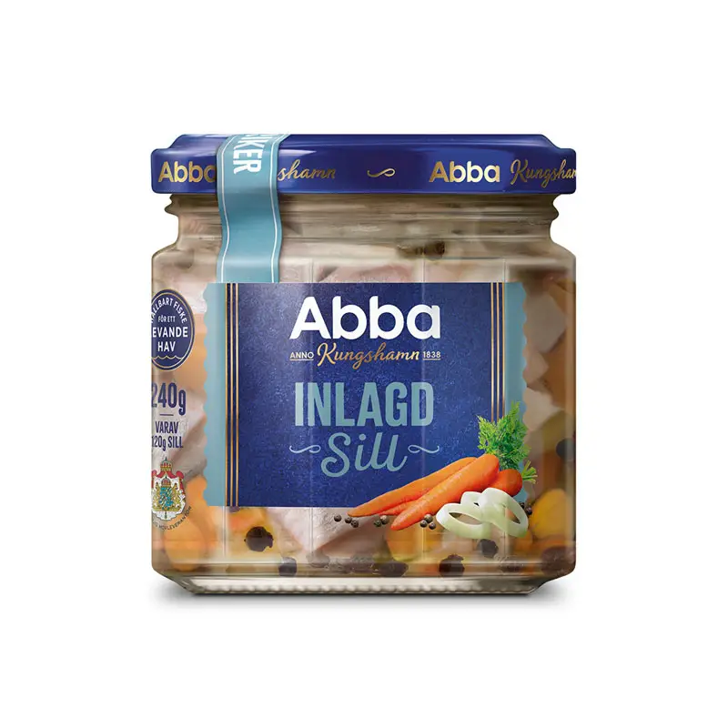 Inlagd Sill 10 x 240 g från Abba | #510001320 | Fisk