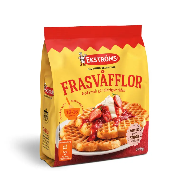 Frasvåfflor 6 x 420 g från Ekströms | #510001718 | Pannkakor, Plättar & Våfflor