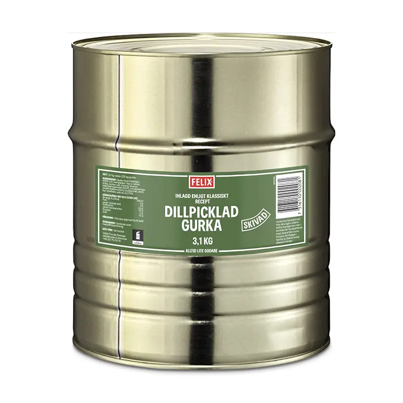 Dillpicklad Gurka 3.1 kg från Felix | #510006040 | Grönsakskonserv