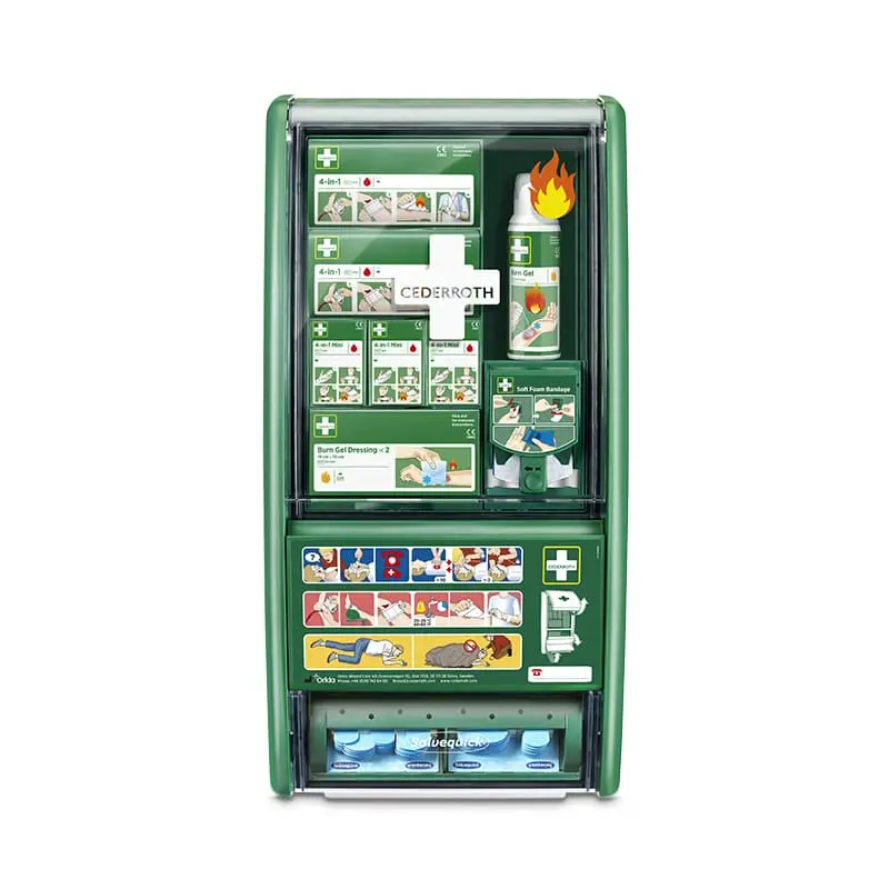 First Aid & Burn Station 1 st från Cederroth | #51011003 | Första Hjälpen