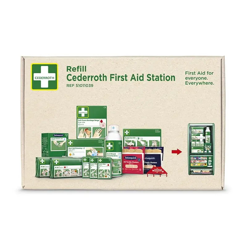 Refillpaket till Första Hjälpen Station 1 st från Cederroth | #51011039 | Första Hjälpen