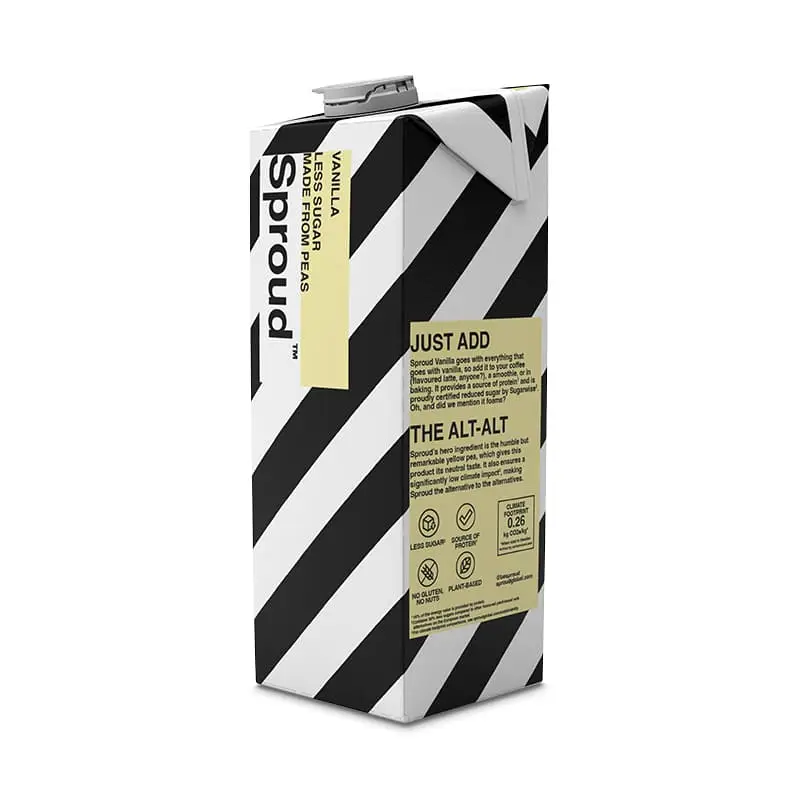 Vanilla 6 x 1 l från Sproud | #126001 | Växtbaserad mjölkdryck