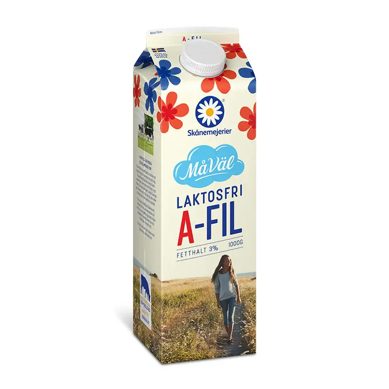 Måväl A-fil 3% Laktosfri 6 x 1000 g från Skånemejerier | #51245 | Filmjölk