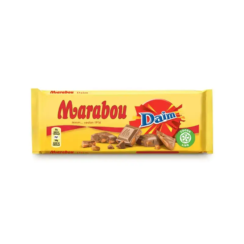 Marabou Daim 23 x 100 g från Marabou | #105661 | Choklad