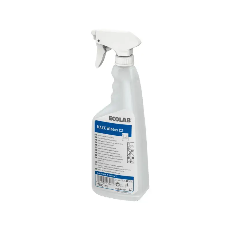 Glas- och ytrengöringsmedel, MAXX Windus C2 12 x 750 ml från ECOLAB | #9084640 | Rengöringsmedel