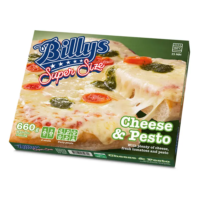 Cheese´n Pesto 6 x 660 g från Billys | #5269 | Pizza