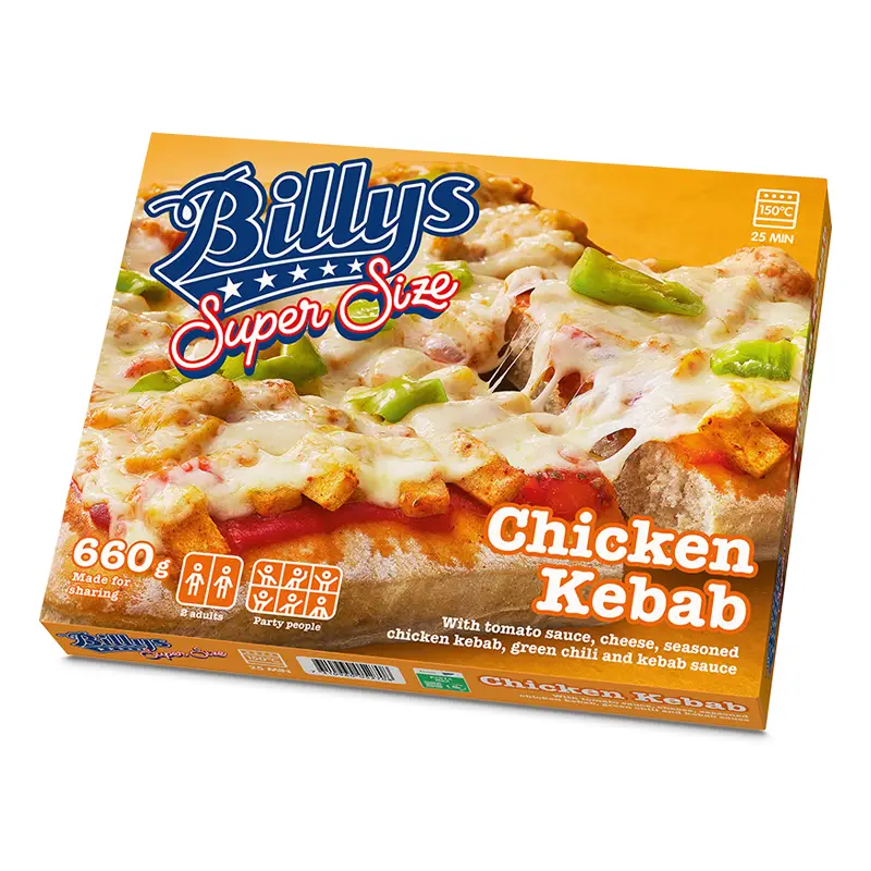 Chicken Kebab 6 x 660 g från Billys | #5270 | Pizza