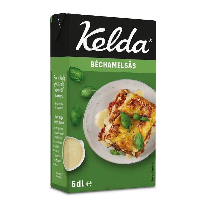 Bechamelsås 10 x 5 dl från Kelda | #52997 | Sås