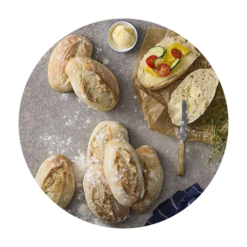 Grekisk Lantfralla 45 x 110 g från Dafgårds | #5308 | Frallor & Portionsbröd