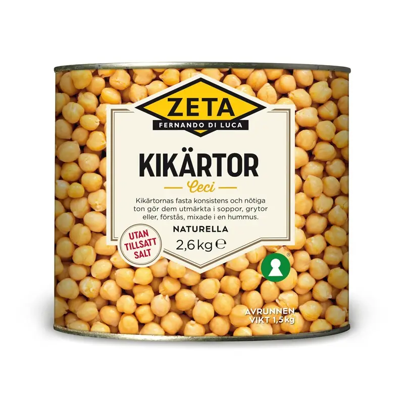 Kikärtor 1x2.6kg från Zeta | #5311 | Bönor