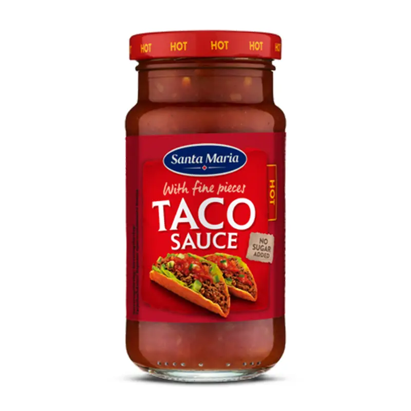 Tacosås Hot 12x230g från Santa Maria | #200216 | Sås