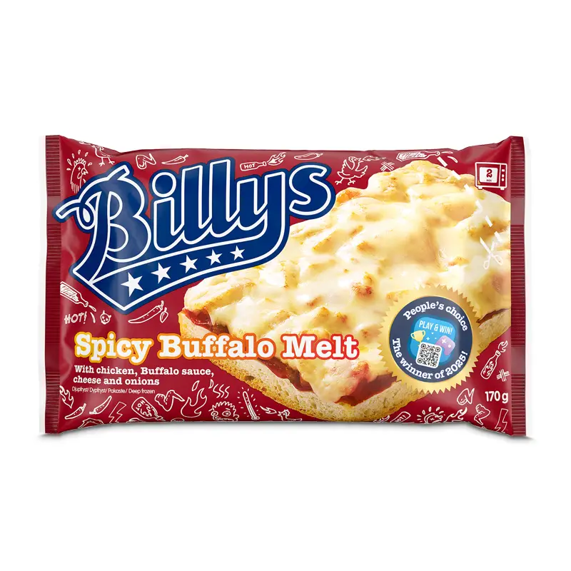 Spicy Buffalo Melt 20 x 170 g från Billys | #5317 | Pizza