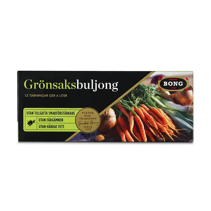 Grönsaksbuljong 19 x 12 st från Bong | #538878 | Buljong
