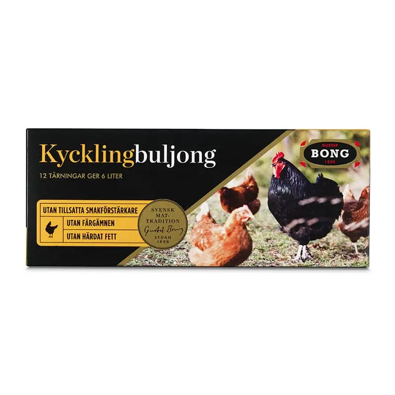 Kycklingbuljong 19 x 12 st från Bong | #538880 | Buljong