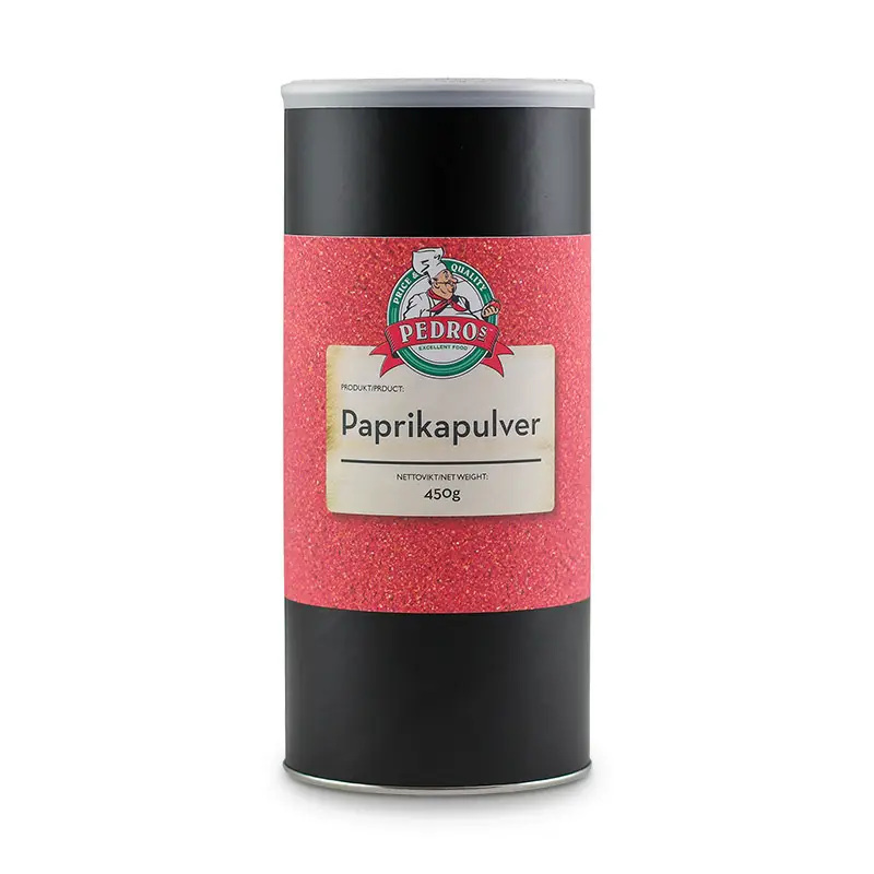 Paprikapulver 6 x 450 g från Pedros | #54607 | Kryddor