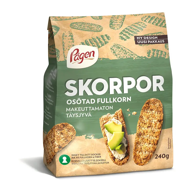 Skorpor Fullkorn 15 x 240 g från Pågen | #502 | Skorpor