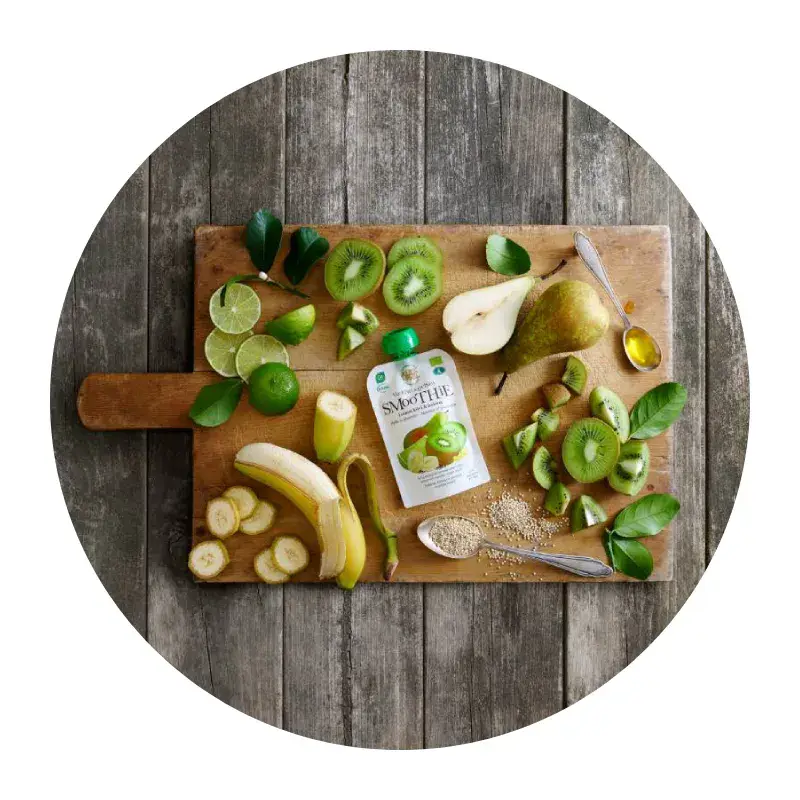 Kiwi- & Quinoasmoothie 5 x 100 g från Alex&Phil | #1028 | Barnmat