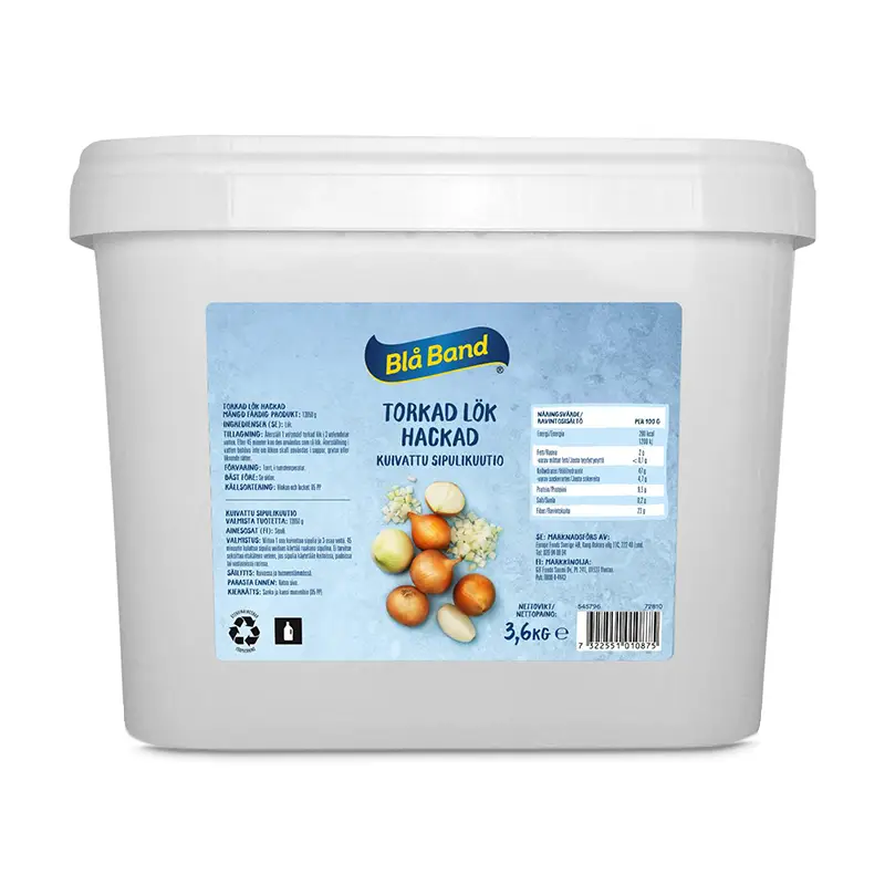Torkad Lök hackad 1 x 3.6 kg från Blå Band | #545796 | Grönsakskonserv