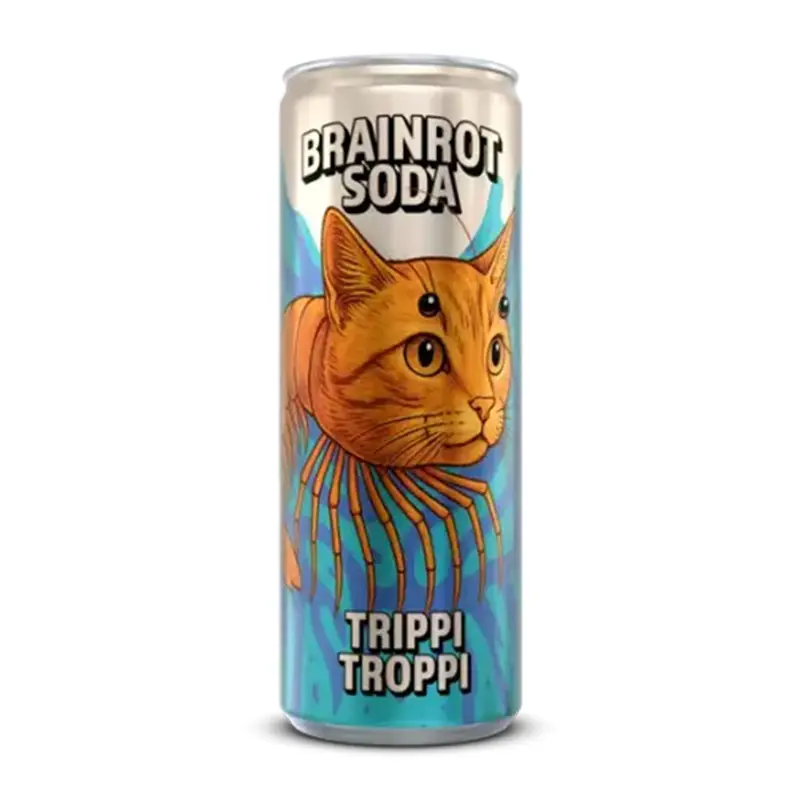 Trippi Troppi 24 x 25 cl från Brainrot Soda | #BRA009 | Läsk & Soda