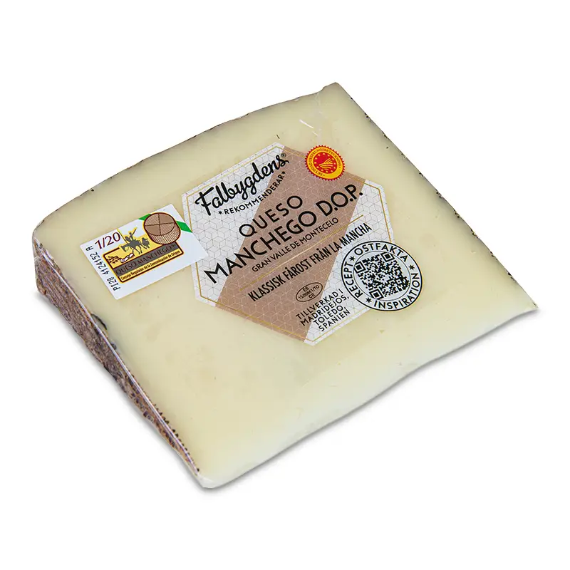 Manchego 36% Hårdost 6 x 150 g från Falbygdens | #55280 | Ost
