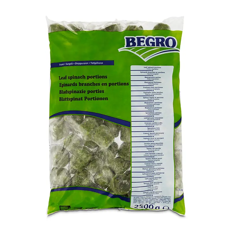 Hel Spenat 4 x 2.5 kg från BEGRO | #20001777 | Grönsaker