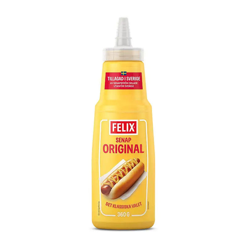 Senap Original 10 x 360 g från Felix | #510004327 | Senap