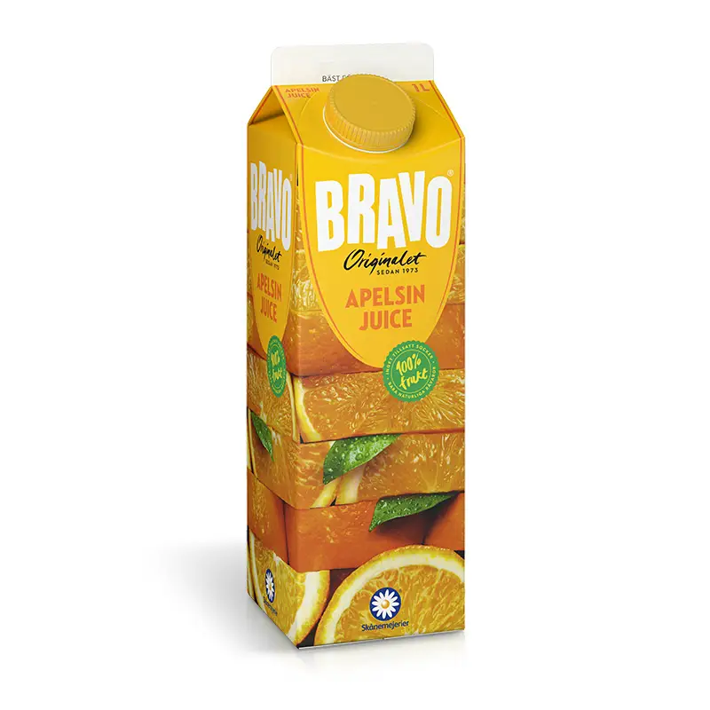 Apelsinjuice 6x1l från Bravo | #56140 | Juice